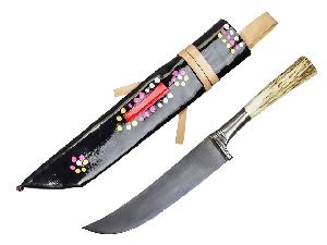 Нож Пчак мини, рукоять: рог косули