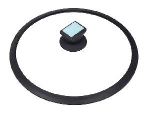 Стеклянная крышка с силиконом PLOVER, 28 см