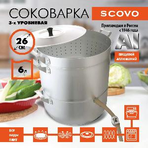 Соковарка, SCOVO, МТ-041, 6 л
