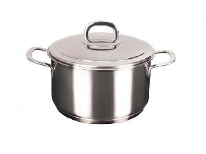 Кастрюля 4 л из нержавеющей стали с металлической крышкой, Kukmara (Safia), SF-CA4022M