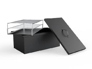 Коптильня двухъярусная Grillux "Smoky Proof BLACK" с гидрозатвором