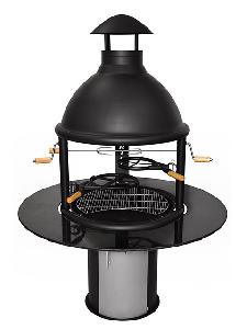 Гриль мангал барбекю на дровах и углях. Russia Grill модель GRILL-111 черный индия