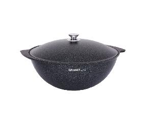 Казан 9 л с антипригарным покрытием с крышкой, Kukmara (Granit Ultra Blue), кгг95а