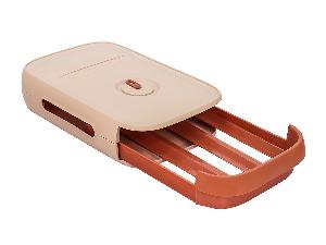 Контейнер для хранения яиц (на 24 штуки), 34х24х8 см, розовый