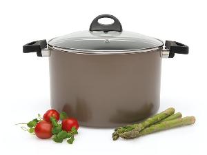 Кастрюля со стеклянной крышкой BergHOFF Eclipse, (серый) 6.6 л