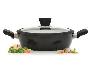Сотейник со стеклянной крышкой двумя ручками BergHOFF Eclipse, 26 см