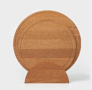 Набор круглых разделочных досок на подставке 2 шт., бук, Традиция 