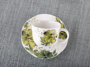 Набор чайных пар Green Line: чашка, блюдце, Plover, 250 мл, 2 штуки