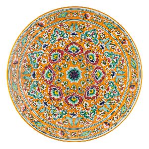 Блюдо Ляган "Риштанская керамика", Узбекистан, Ø 41