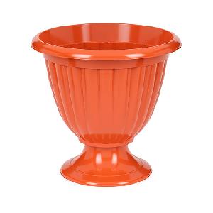 Вазон для цветов Альтернатива "Жасмин" М1557 (коричневый), 37х37х35.5 см