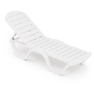 Шезлонг "Солярис" (белый), М8861 Альтернатива