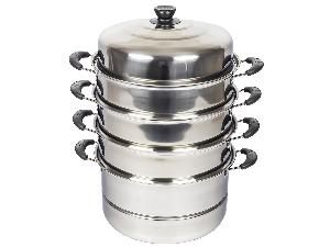 Мантоварка, 4-уровневая, 8.5 л, нержавеющая сталь, d-30 см