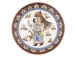 Ляган "Мужчина с вязанкой дров"