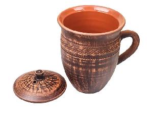 Кувшин "Славянская Керамика", Молочение Декор, 0.65 л