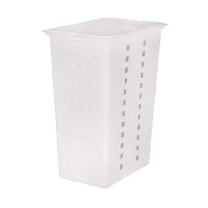 Корзина с крышкой для белья Альтернатива "Виолетта" М1967 (белый), 30 л