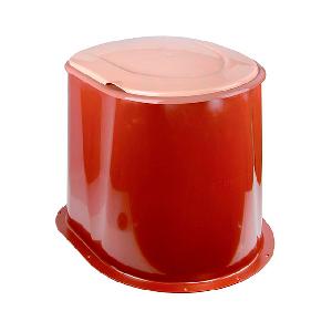 Туалет дачный Альтернатива М1295, (коричневый), 470х410х390 мм