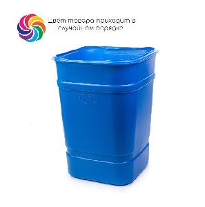Бочка-бак квадратный без крышки 300 л (цвет микс), Альтернатива М3049