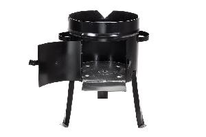 Печь под казан 6 л, с дверцей, толщина 3 мм