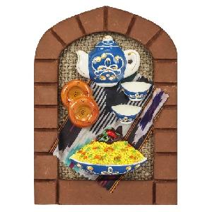 Панно "Дастархан с пловом"