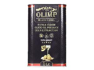 Масло оливковое "OLIMP" Extra Virgin, BLACK LABEL, 1л