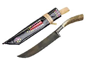 Нож Пчак, малый (чирчик), рукоять: рог косули