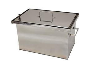 Коптильня двухъярусная 50х30х30 см из нержавеющей стали, Kukmara кн23