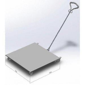 Тележка на колесах для тандыров Сармат "Аладдин", "Аладдин Mini", "Атаман", "Большой", "Восточный","Дастархан", "Скиф", платформа 70 см