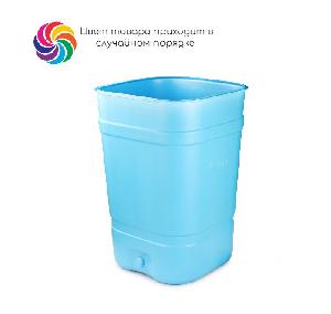 Бочка-бак квадратный без крышки 350 л (цвет микс), Альтернатива М7438