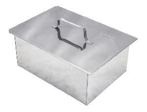 Коптильня двухъярусная 35х25х15 см из нержавеющей стали, Kukmara, кн13