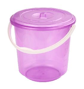 Ведро с ручкой, крышкой Альтернатива "Хозяюшка" М1204 (цвет микс), 7 л