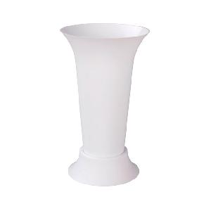 Ваза для цветов Альтернатива М5350 (белый), 310х185х185 мм