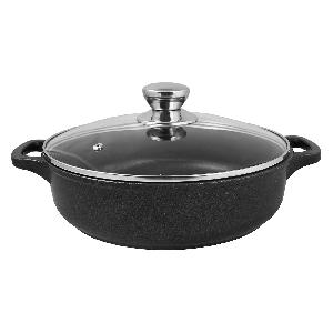 Жаровня с антипригарным покрытием с крышкой ТМ Традиция, Комфорт, 3.5 л