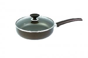 Сотейник с АП со стеклянной крышкой Калитва Престиж, 24 см