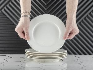 Набор фарфоровых тарелок "Аврора" 6 штук, PLOVER, 19 см