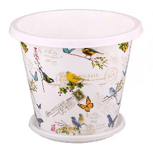 Горшок цветочный с поддоном Альтернатива "Палитра" М2410, 5,5 л