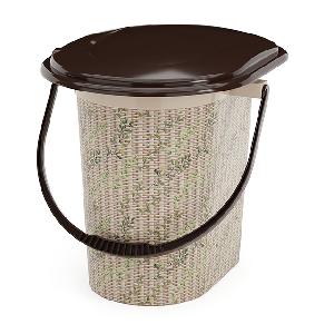 Ведро-туалет Альтернатива "Плетенка-декор" М2329, 17 л