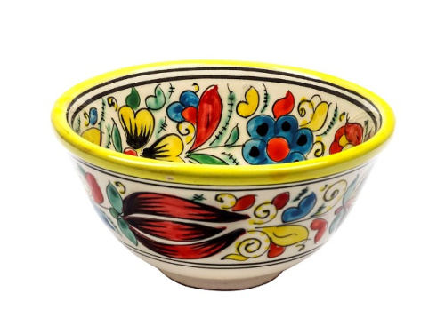 Набор чайный "Риштанская керамика", Турецкий стиль, желтый, 6 предметов