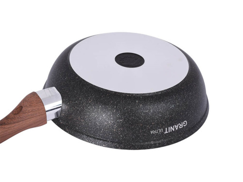 Сковорода 26 см с антипригарным покрытием со стеклянной крышкой, Kukmara (Granit Ultra Original), сго261а