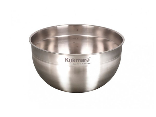 Миска из нержавеющей стали 4.9 л, Kukmara, BL4924