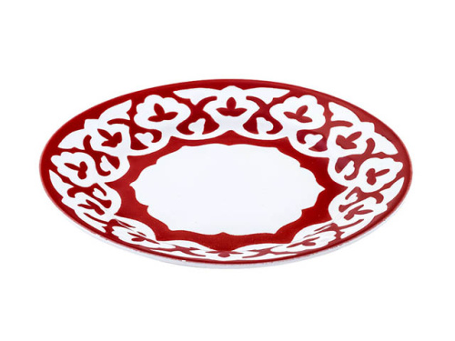 Тарелка Красная Пахта, Turon Porcelain, Ø 17.5 см
