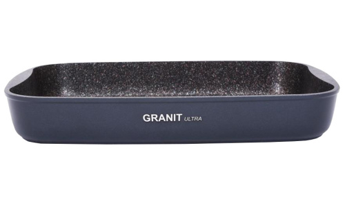 Противень с антипригарным покрытием 36.5x26x5.5 см, Kukmara (Granit Ultra Original), пго02а