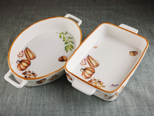 Форма для запекания керамическая October Line, PLOVER, 33 см