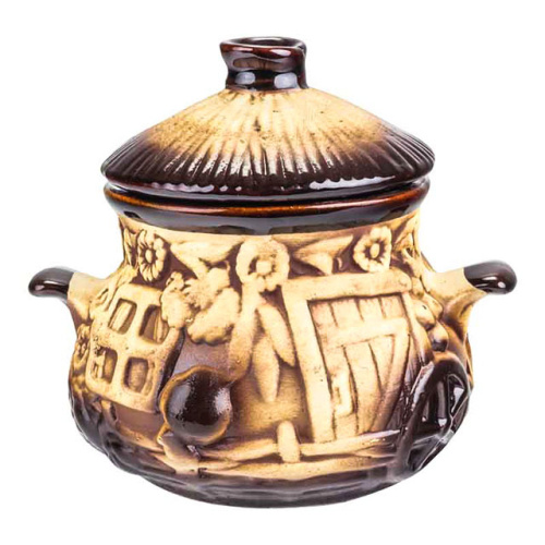 Горшок для запекания "Славянская Керамика", Хатка Новая, 0.6 л