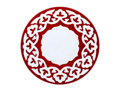 Тарелка Красная Пахта, Turon Porcelain, Ø 17.5 см