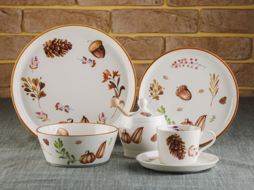 Тарелка керамическая October Line, PLOVER, 20 см