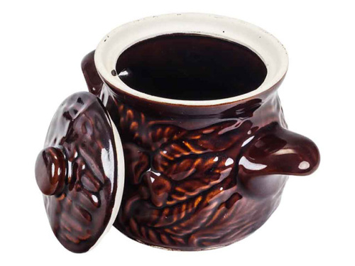 Набор супник 3 л + 4 горшка 0.6 л "Славянская Керамика", Гриб