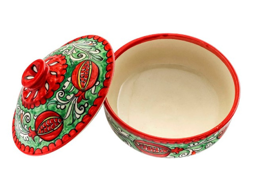 Набор чайный "Риштанская керамика", Гранат, 10 предметов