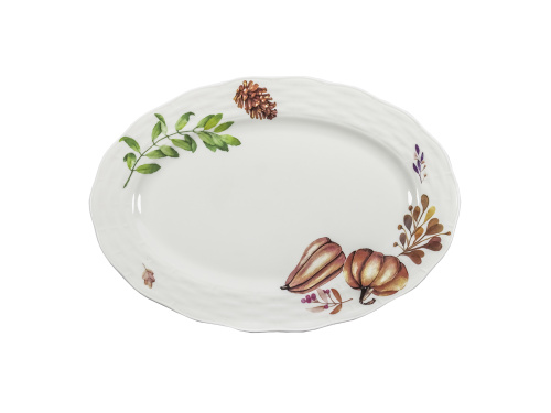 Блюдо для сервировки керамическое October Line, PLOVER, 30 см