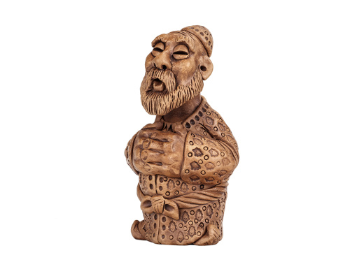 Фигурка керамическая "Бабай", высота 15.5 см