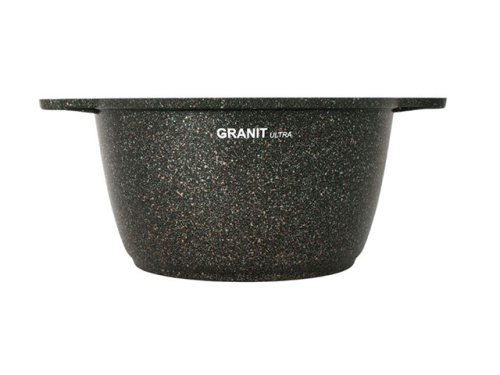 Кастрюля 6 л с антипригарным покрытием со стеклянной крышкой, Kukmara (Granit Ultra Original), кго62а